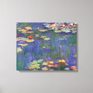Monet Water Lilies Masterstuk Schilderen Canvas Afdruk