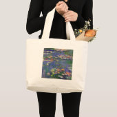 Monet Water Lilies Masterstuk Schilderen Grote Tote Bag (Voorkant (product))