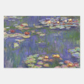Monet Water Lilies Masterstuk Schilderen Inpakpapier Vel (Voorkant 3)