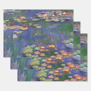 Monet Water Lilies Masterstuk Schilderen Inpakpapier Vel