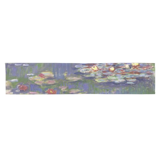 Monet Water Lilies Masterstuk Schilderen Korte Tafelloper (Horizontaal)