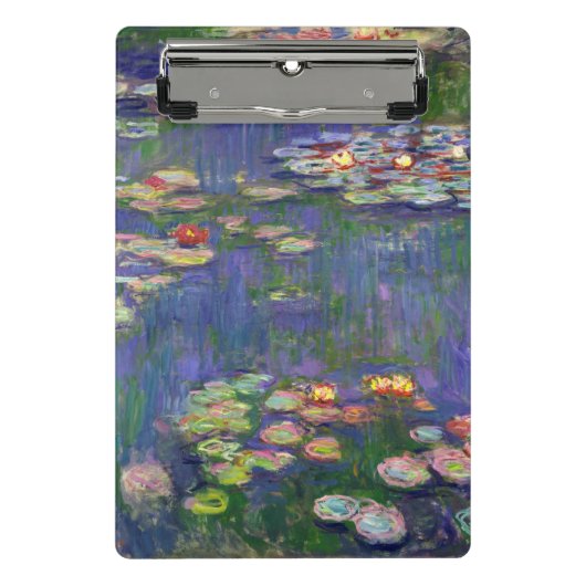 Monet Water Lilies Masterstuk Schilderen Mini Klembord (Voorkant)