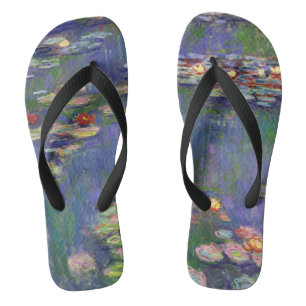 Monet Water Lilies Masterstuk Schilderen Teenslippers
