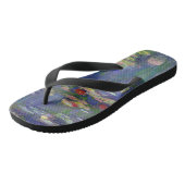 Monet Water Lilies Masterstuk Schilderen Teenslippers (Schuin)