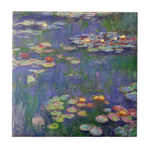 Monet Water Lilies Masterstuk Schilderen Tegeltje