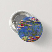 Monet Water Lilies Ronde Button 3,2 Cm (Voorkant /achterkant)