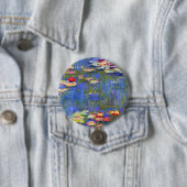 Monet Water Lilies Ronde Button 7,6 Cm (In situ)