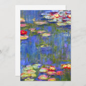 Monet Water Lilies Save The Date (Voorkant / Achterkant)