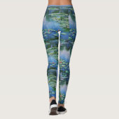 Monet Water Lillies Belle aquarelle Leggings (Dos)