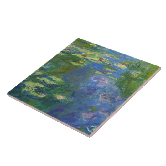 Monet Water Lilly Modular Tile Tegeltje (Zijkant)