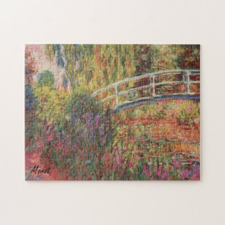 MONET Water Lily Pond 10x14 Puzzle WATER IRISES Legpuzzel