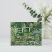 MONET Water Lily Pond 1897 Carte postale (Debout devant)
