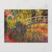 Monet Water Lily Pond en Water Irises Aankondigingskaart (Voorkant)