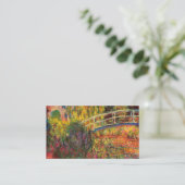 Monet Water Lily Pond en Water Irises Informatiekaartje (Staand voorkant)