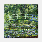 Monet - Water Lily Pond, groen Magneet (Voorkant)