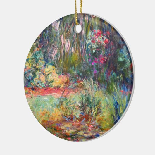 Monet Water Lily Pond Keramisch Ornament (Links)