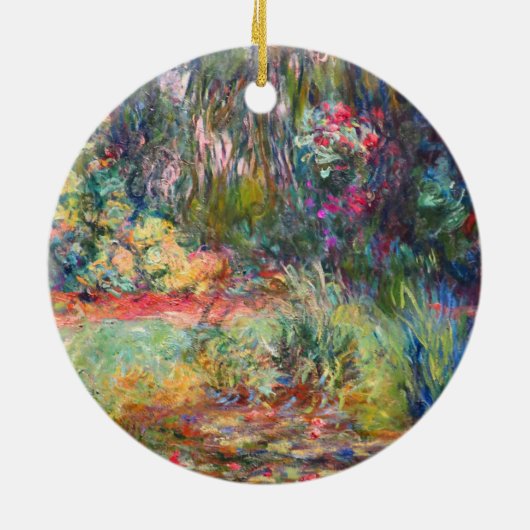 Monet Water Lily Pond Keramisch Ornament (Achterkant)