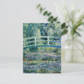 Monet - Watergalgen en Japanse brug Briefkaart (Staand voorkant)