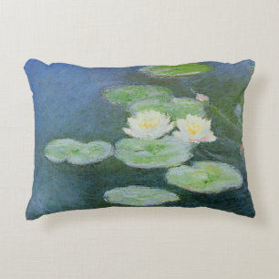 Monet - watergelilies, avondeffect, accent kussen