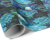 Monet - Watergelilies (blauw) Cadeaupapier (Rol Hoek)
