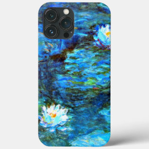 Monet - Watergelilies (blauw) iPhone 13 Pro Max Hoesje