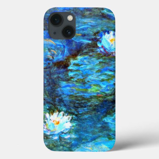 Monet - Watergelilies (blauw) Case-Mate iPhone Case (Achterkant)