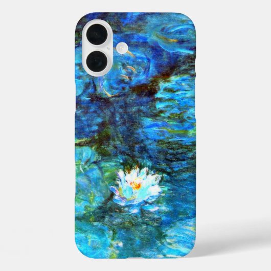 Monet - Watergelilies (blauw) Case-Mate iPhone Case (Achterkant)