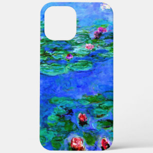 Monet - Watergelilies (rood) iPhone 12 Pro Max Hoesje