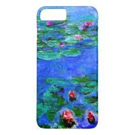 Monet - Watergelilies (rood) iPhone 8 Plus / 7 Plus Hoesje