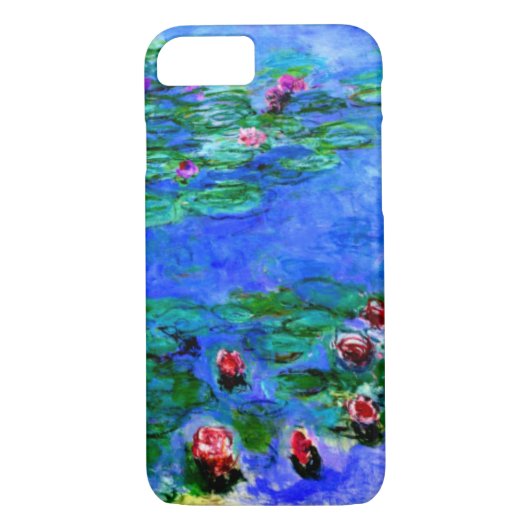 Monet - Watergelilies (rood) Case-Mate iPhone Case (Achterkant)