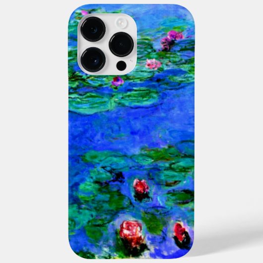 Monet - watergelilies (rood), Case-Mate iPhone case (Achterkant)