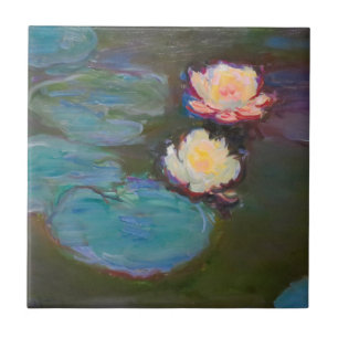 Monet Waterlelie Lilies Vijver Waterlelies Schilde Tegeltje