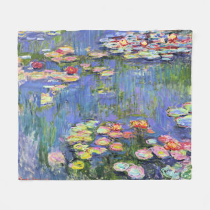 Monet - Waterlelies, 1916 Fleece Dekbed Deken