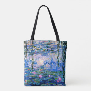 Monet - Waterlelies, 1919, roze Draagtas