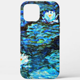 Monet - Waterlelies, Blauw iPhone 12 Pro Max Hoesje