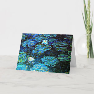 Monet - Waterlelies (Blauw) Kaart