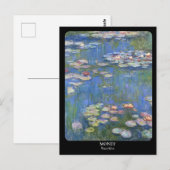 MONET / Waterlelies Briefkaart (Voorkant / Achterkant)
