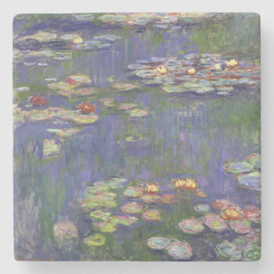 Monet Waterlelies Meesterwerk Schilderij Stenen Onderzetter