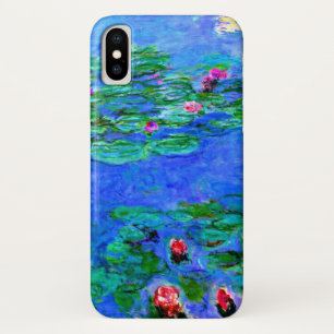Monet - Waterlengen (rood) iPhone X Hoesje