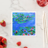Monet - waterlijmen, rood servet (Insitu)