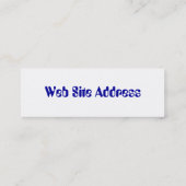 Monet Waterlilies Skinny Visitekaartje (Achterkant)