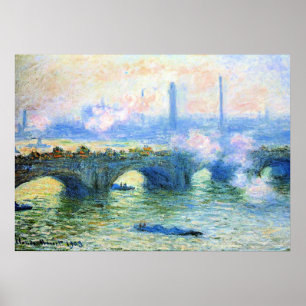 Monet - Waterloo Bridge, Londen, Poster