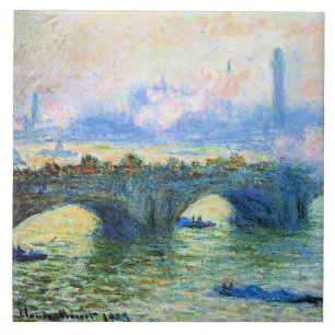 Monet - Waterloo Bridge, Londen, Tegeltje