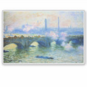 Monet - Waterloo Bridge, London, Sticker (Voorkant)