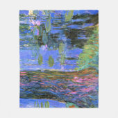 Monet - Weeping Willow en Water Lily Pond, Fleece Deken (Voorkant)