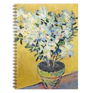 Monet - Witte Azalea's in een Pot,  Notitieboek