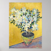 Monet - Witte Azalea's in een Pot, Poster (Voorkant)