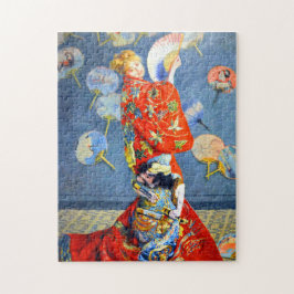 Monet Woman in het Japanse kostuum Legpuzzel