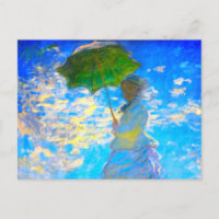 Monet Woman met een parasol