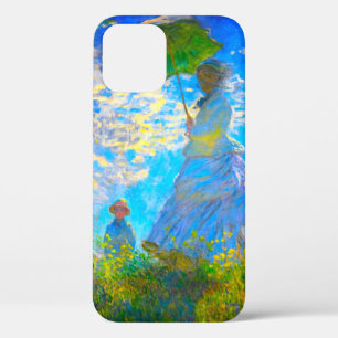 Monet Woman met een parasol iPhone 12 Hoesje
